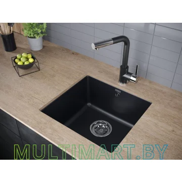 Смеситель Paulmark Kassel Ka214311-418 (черный металлик) картинка 2